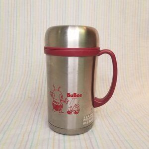 Sun King 0.5L BuBee Stainless Steel Vacuum Handled Thermos Red Made in Taiwan
